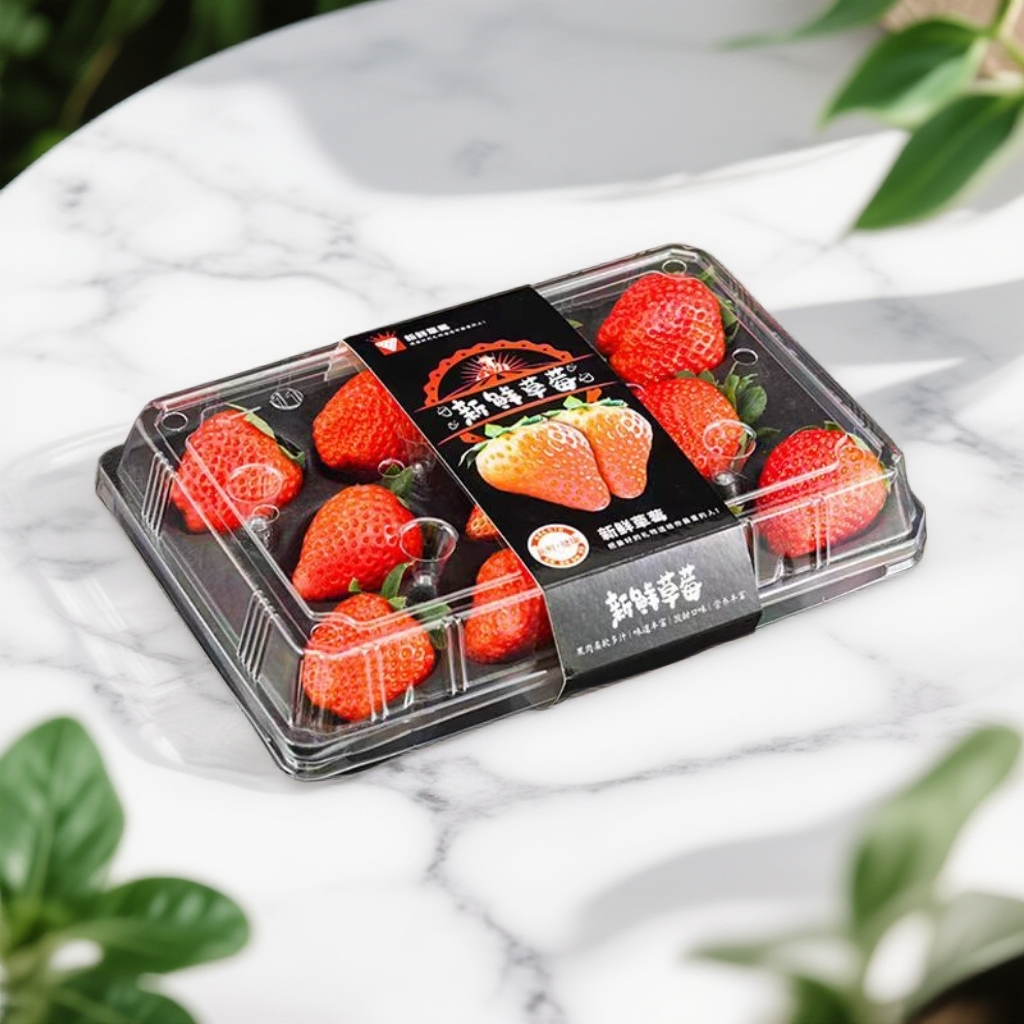 正宗丹东新鲜草莓当季水果草莓礼盒装 250g*2盒 顺/京