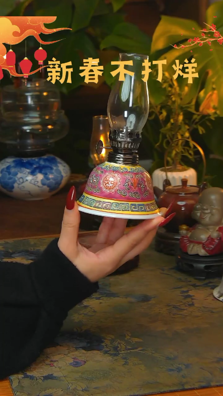 【闪购商品】景德镇陶瓷灯摆件