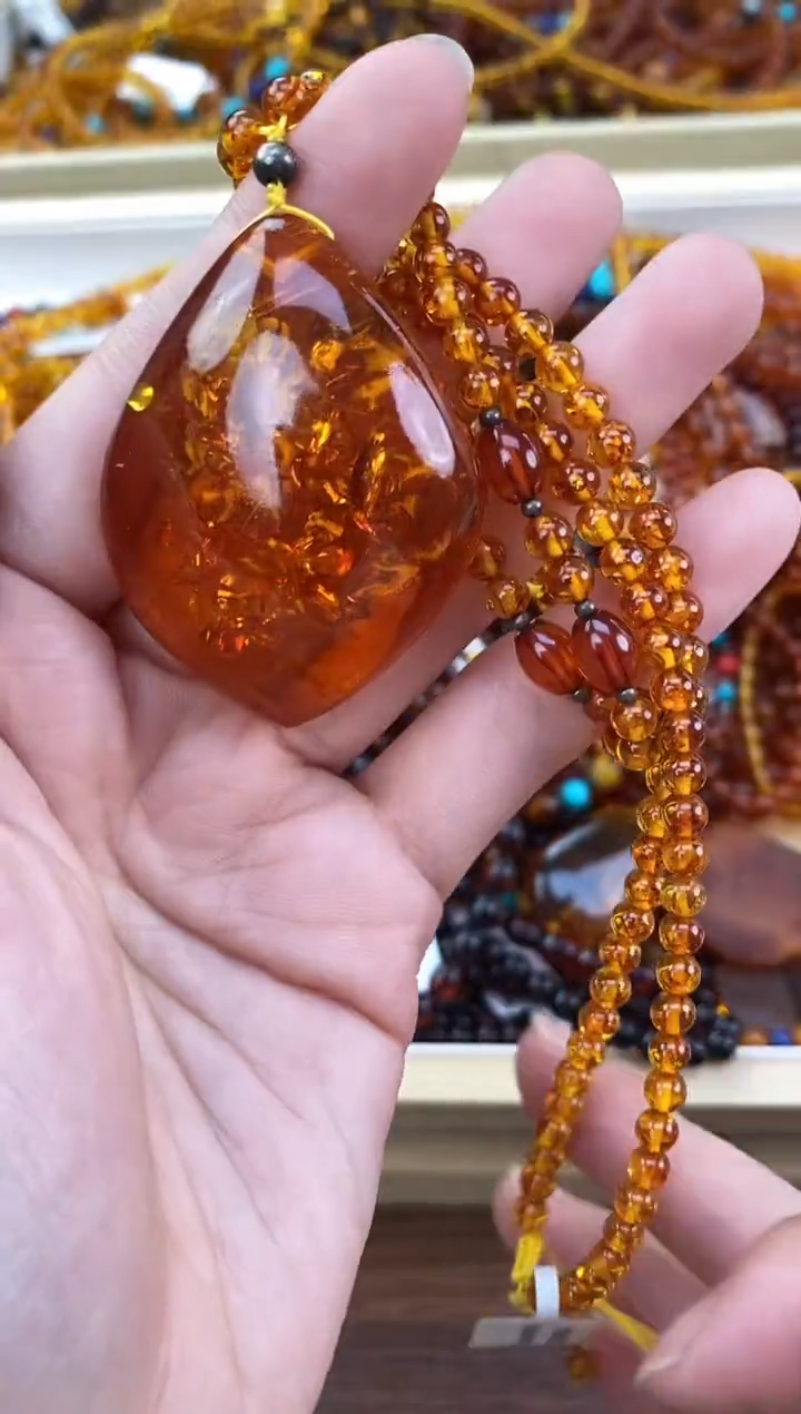 裸石琥珀未镶嵌天然琥珀蜜蜡