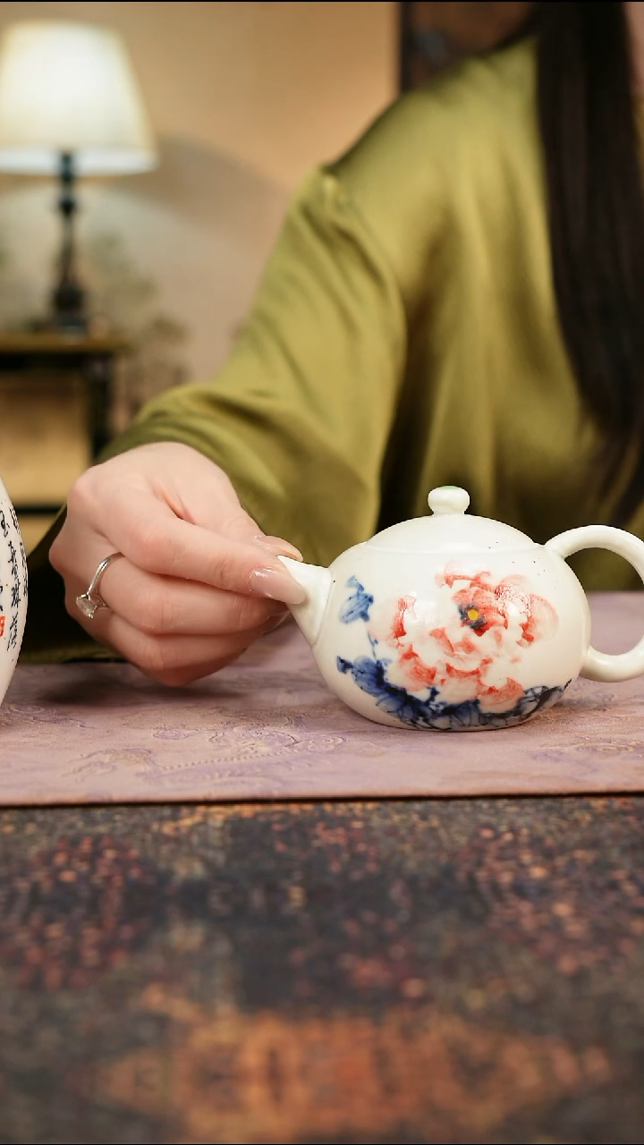 杯景德镇陶瓷杯碗柴烧多人