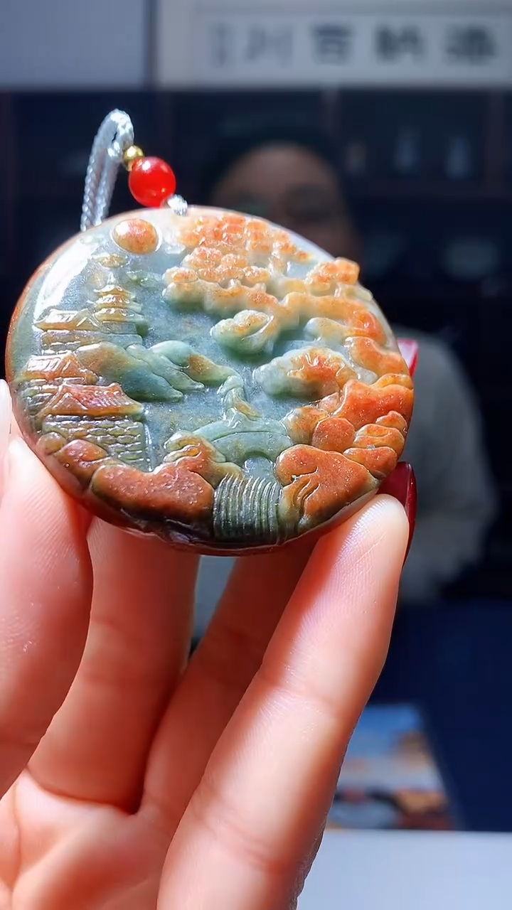 【闪购商品】翡翠颈饰未镶嵌1080hm-jj挂件4