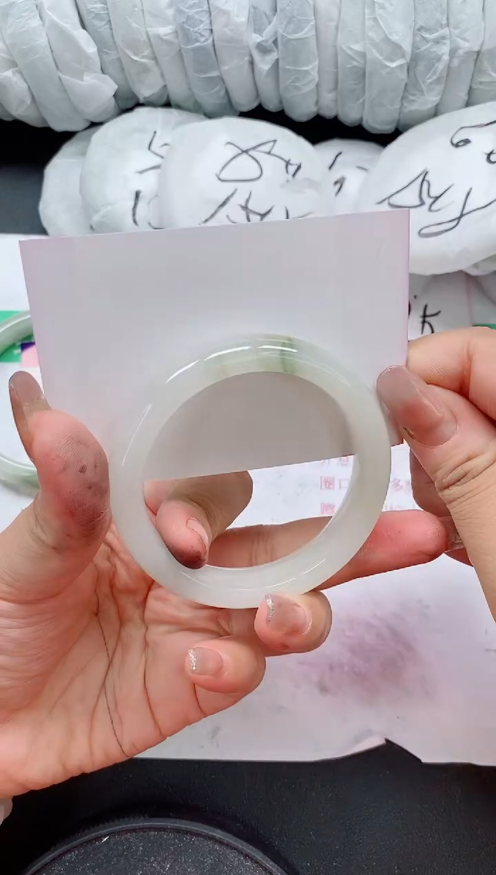 未镶嵌手镯石英质玉223/54-55