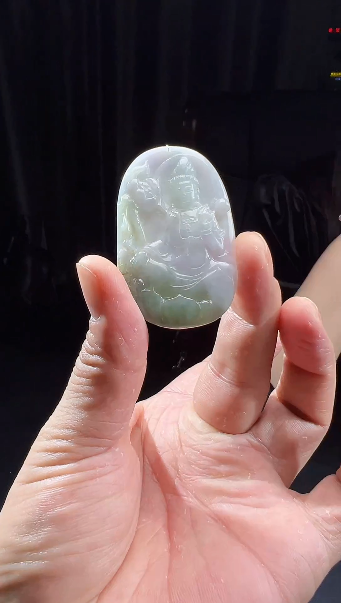 【闪购商品】翡翠颈饰未镶嵌天然翡翠（多样性发）山水观音