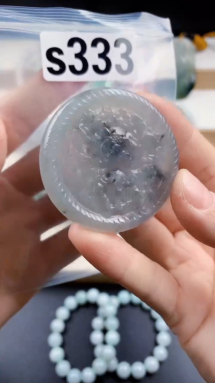 颈饰未镶嵌翡翠天然翡翠吊坠挂件