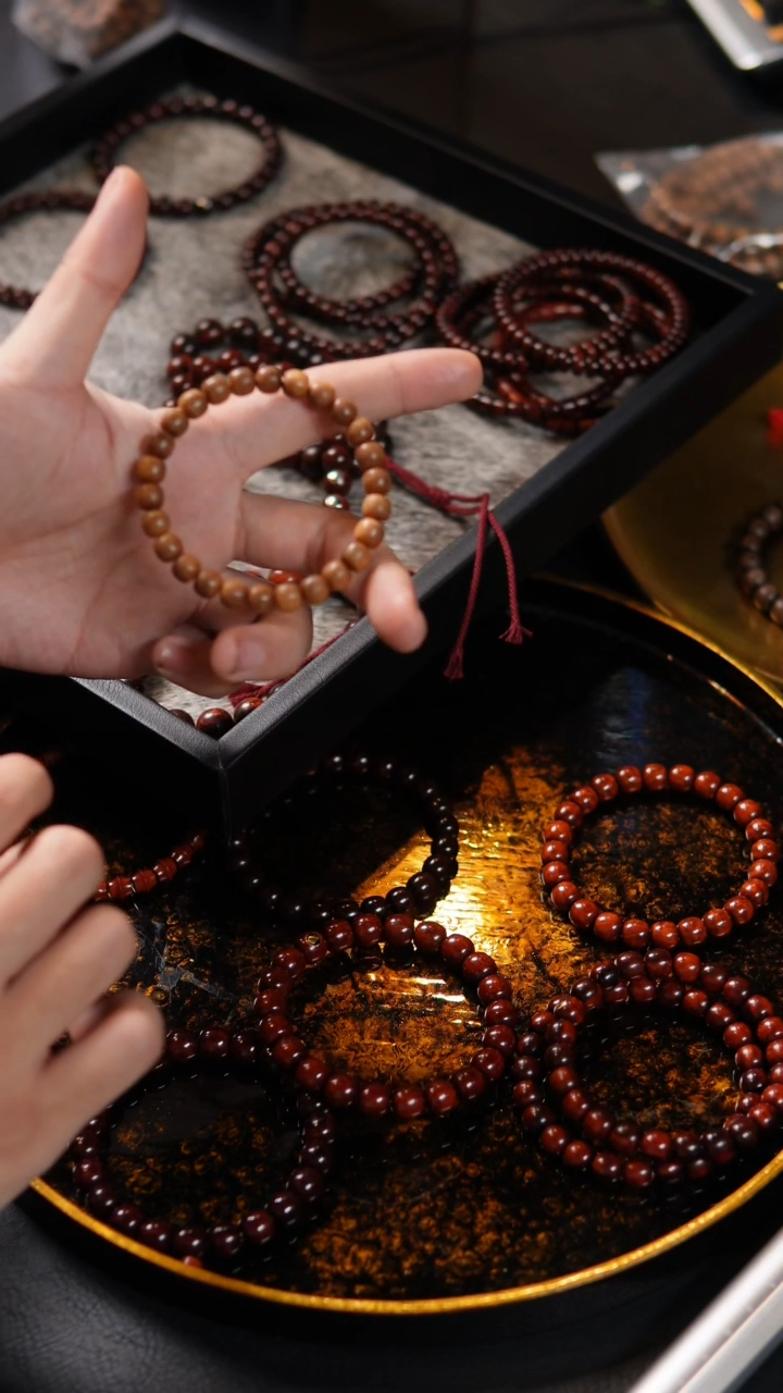 【闪购商品】檀香木手串/手链老山檀香8m横纹