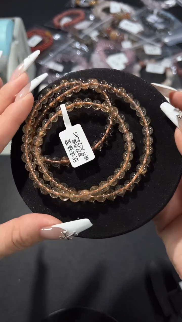 未镶嵌手串水晶40q多样性发其一【1条】默认微瑕