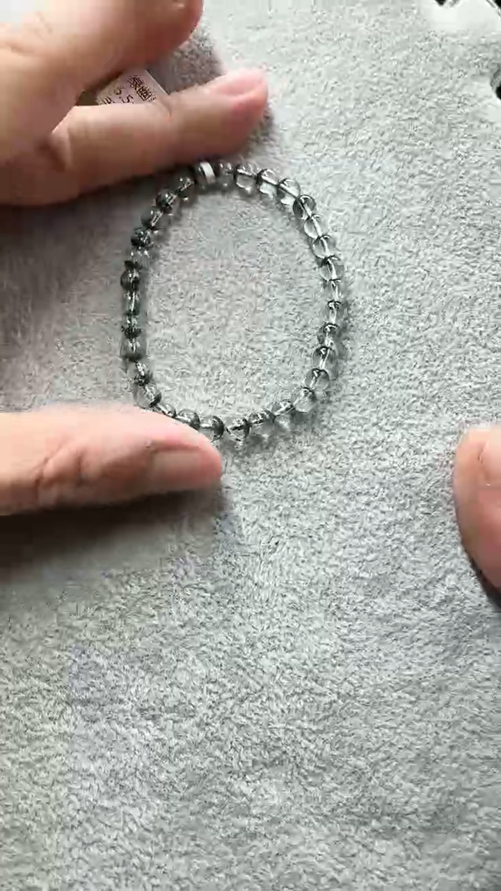 【闪购商品】水晶手串未镶嵌绿幽灵圆珠5.5mm+单圈手串