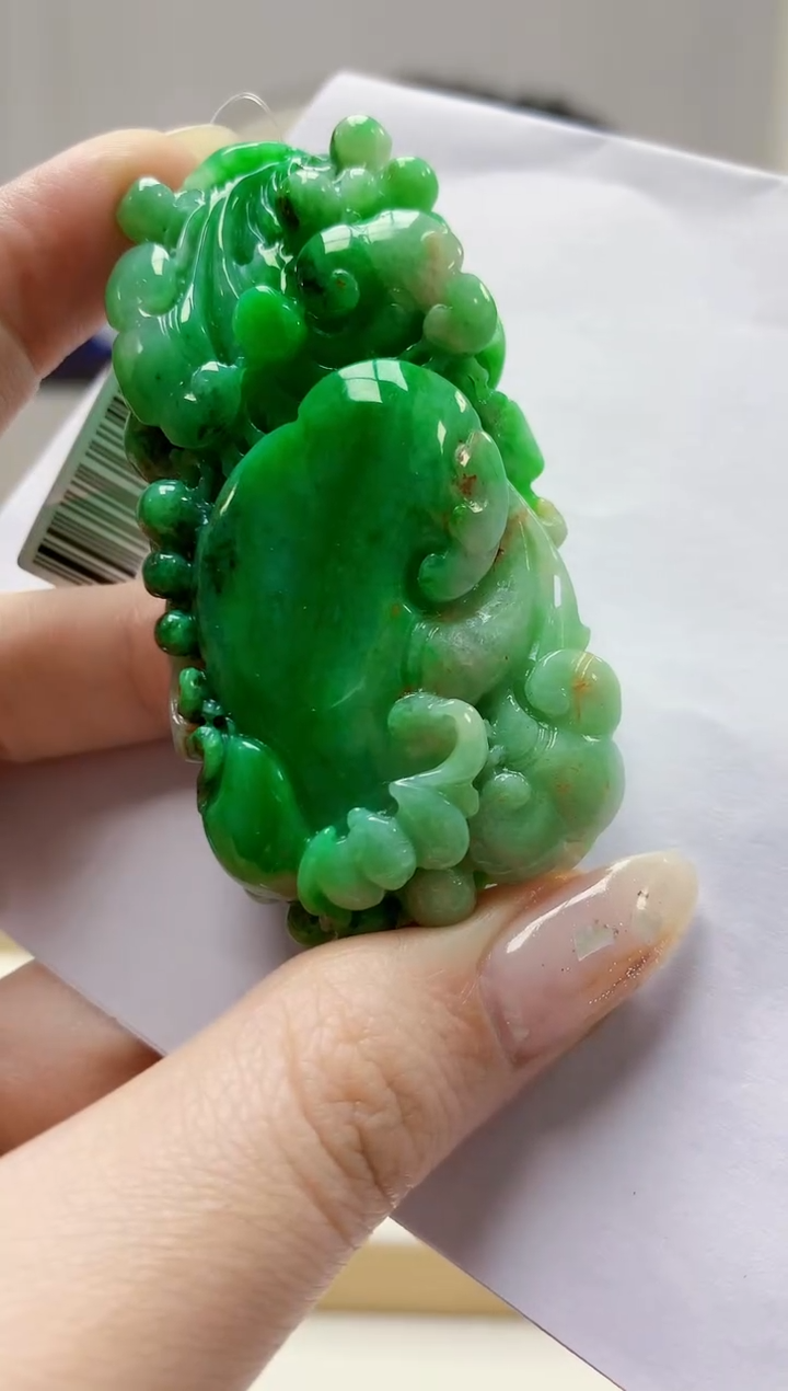 未镶嵌定制翡翠5145jw-毛货挂件136