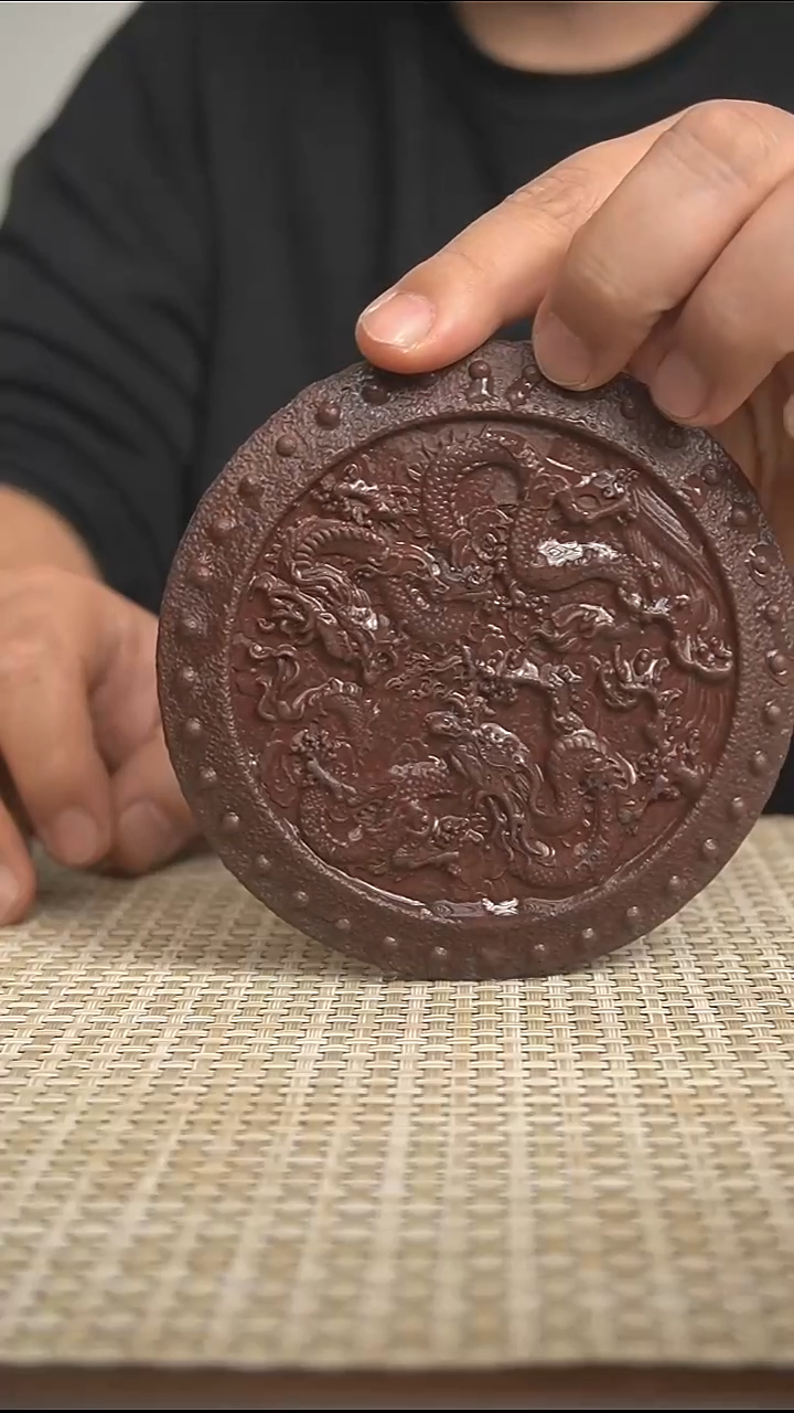 茶杯紫砂宜兴紫砂原矿双龙戏珠茶盘