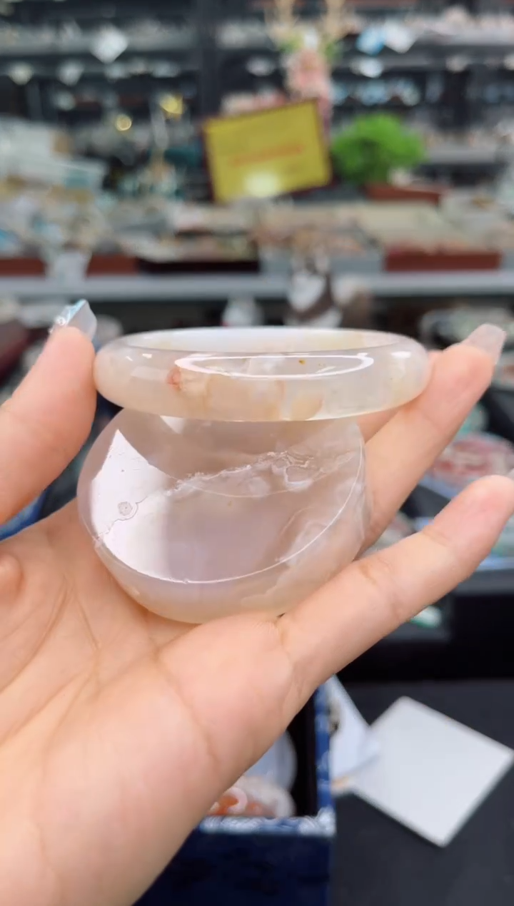 【闪购商品】石英质玉手镯未镶嵌58圈口（赠品镯心）3548961