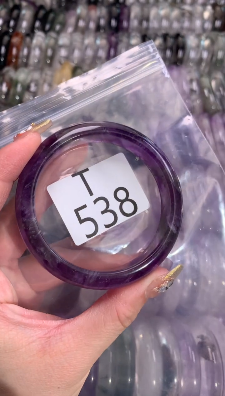 【闪购商品】水晶水晶手镯未镶嵌538-57