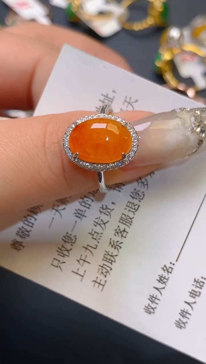 【闪购商品】翡翠耳饰银S925镶嵌天然A货翡翠1