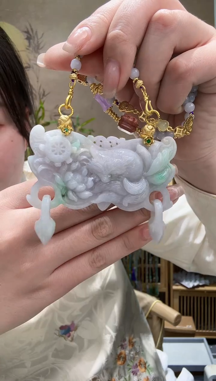 【闪购商品】翡翠颈饰未镶嵌吊坠