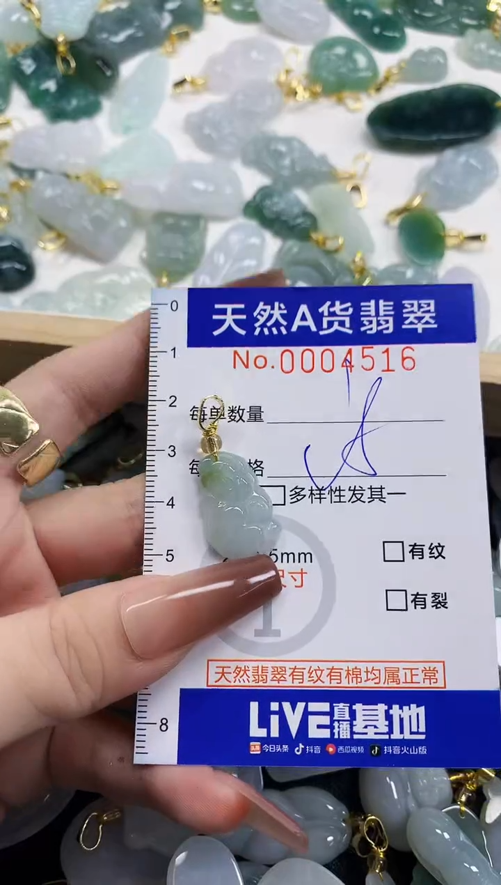 颈饰未镶嵌翡翠天然A货翡翠