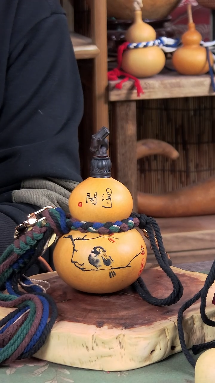 夜*。古艺高师傅葫芦酒葫芦 编号73