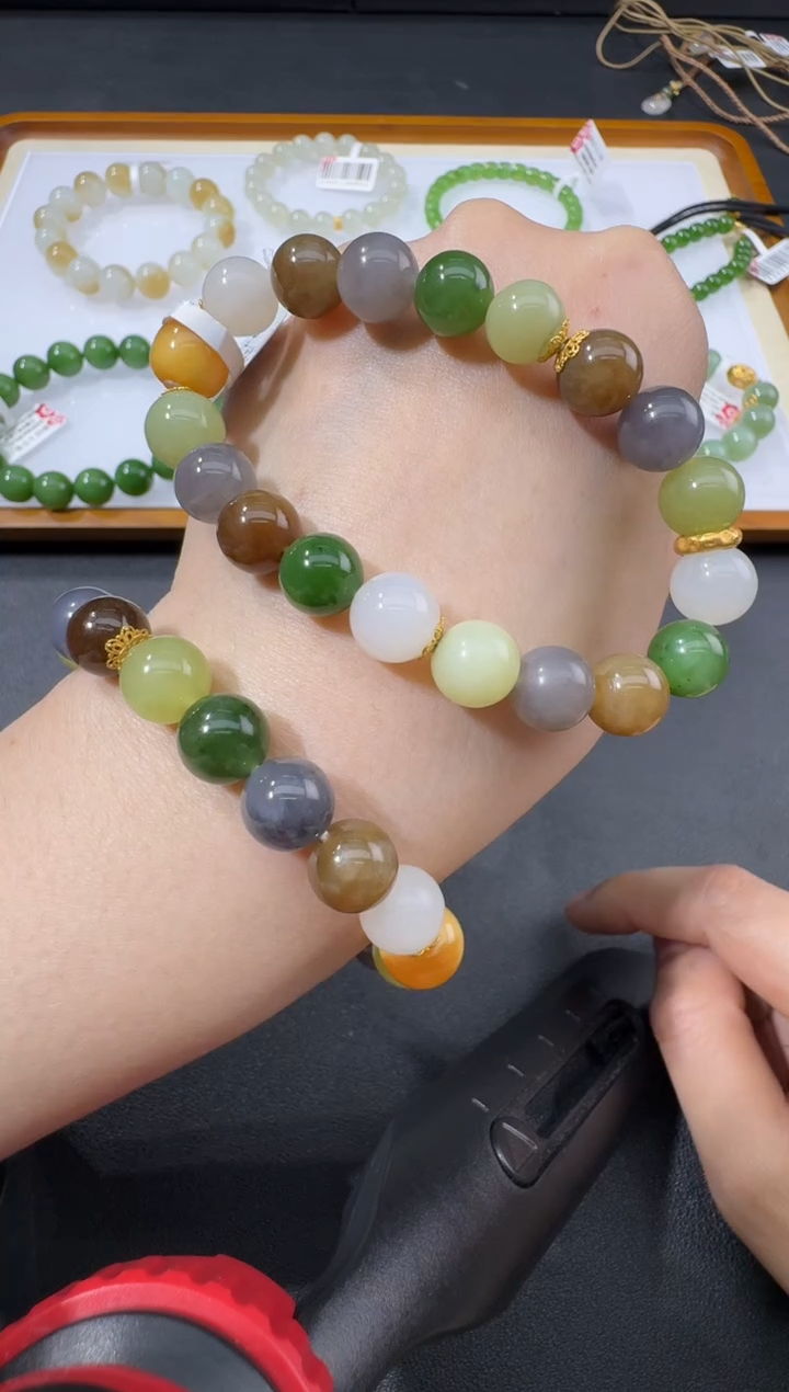 【闪购商品】和田玉手串未镶嵌H0216-S564-18/18k