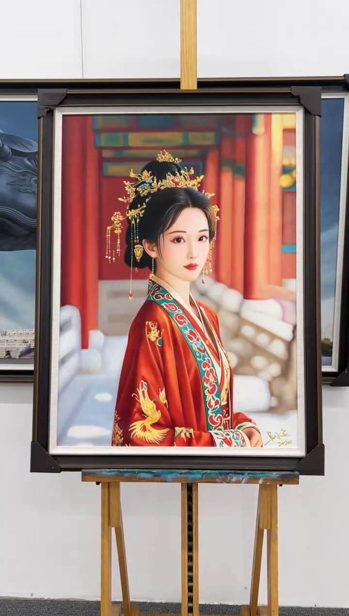 【闪购商品】绘画吴子逸-100*70cm-人物油画