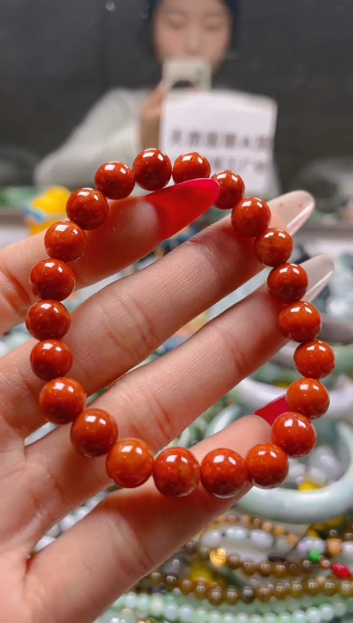 【闪购商品】翡翠颈饰未镶嵌8MM/U/翡翠A货一图一物