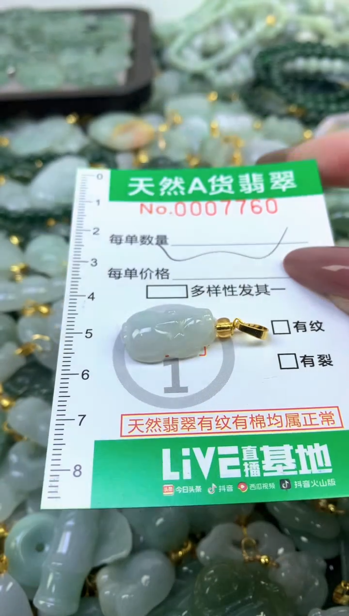颈饰未镶嵌翡翠纯天然缅甸A货翡翠