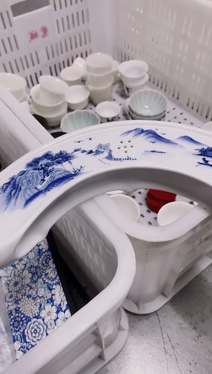 【闪购商品】【席欢李商城】山水茶盘