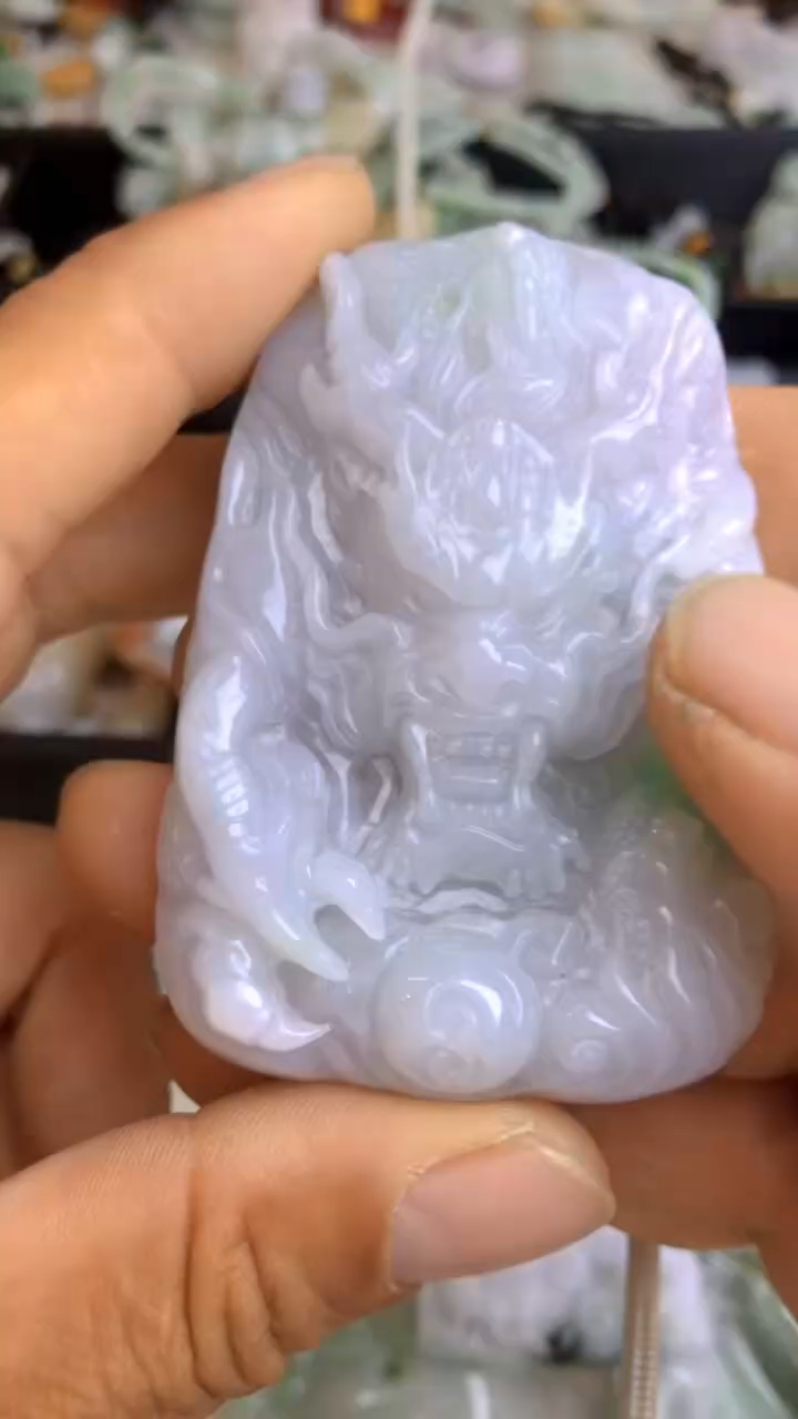 【闪购商品】翡翠未镶嵌吊坠(不含链)龙牌