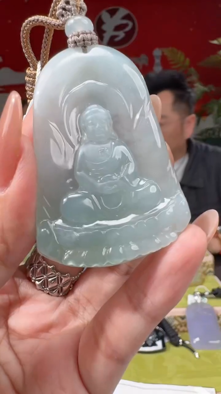 【闪购商品】翡翠颈饰未镶嵌084  /天然a货翡翠