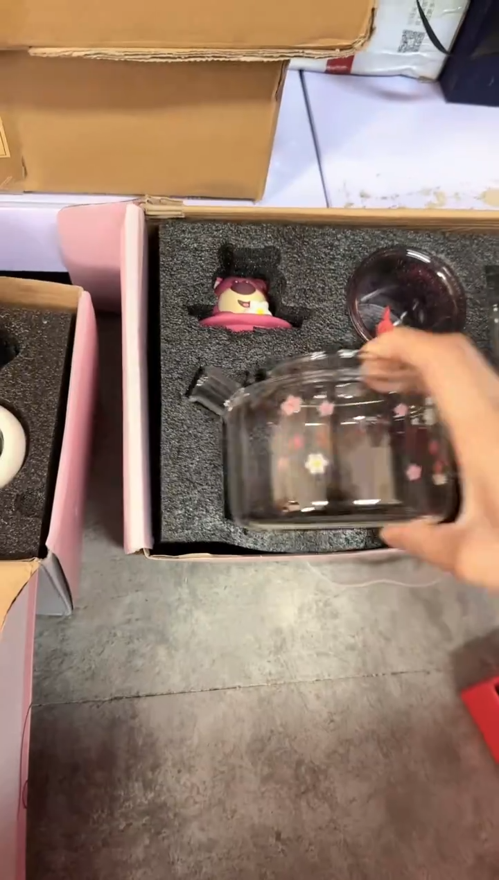 111111111111粉色一壶两杯