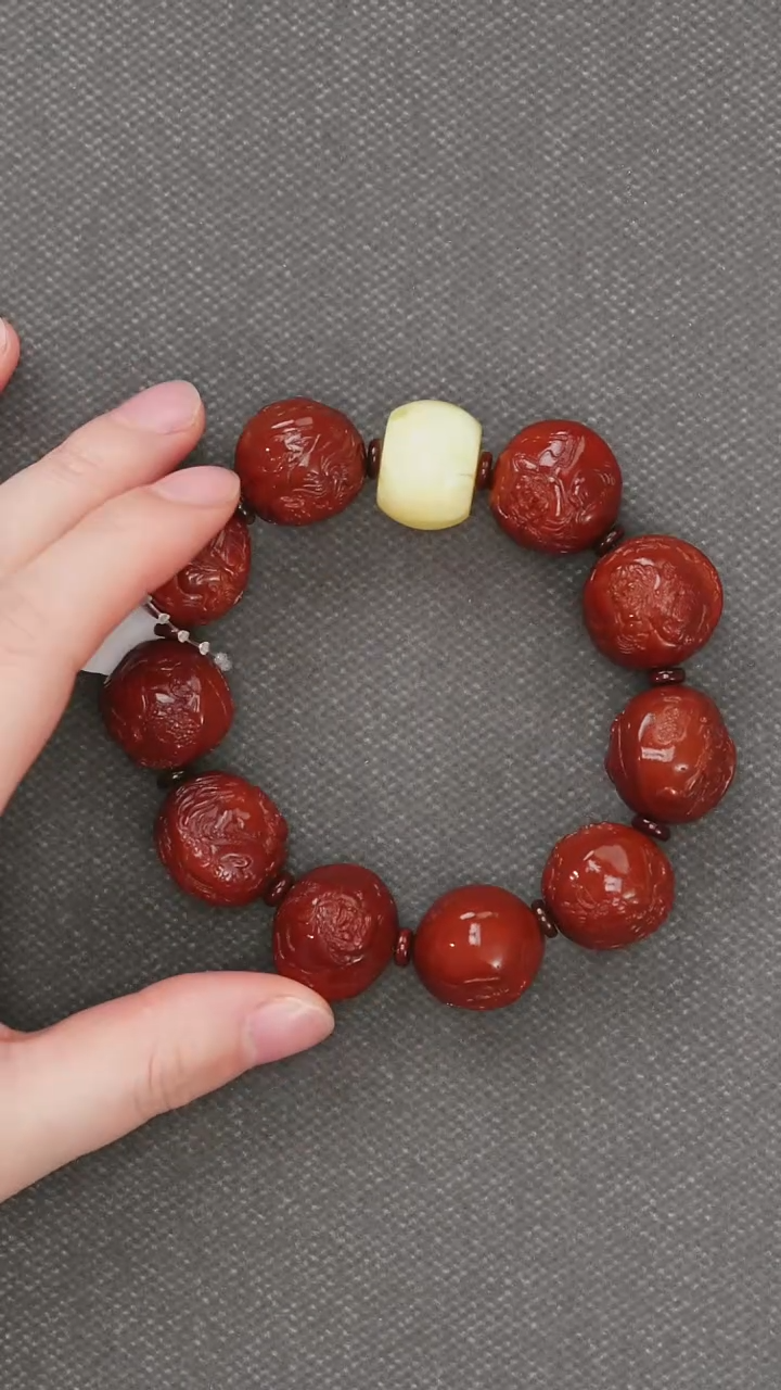 手串/手链橄榄核风**静橄榄核手串