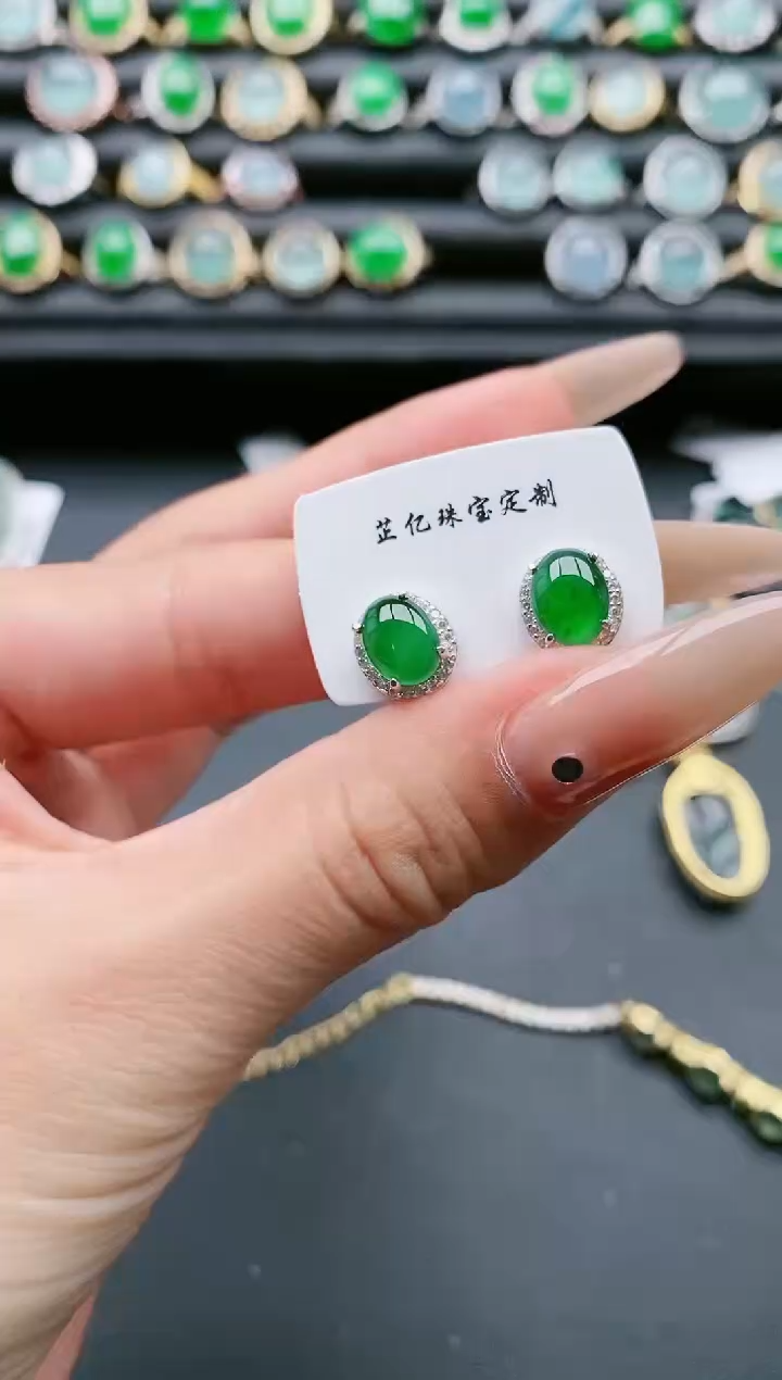 【闪购商品】翡翠戒指银S925镶嵌1111111