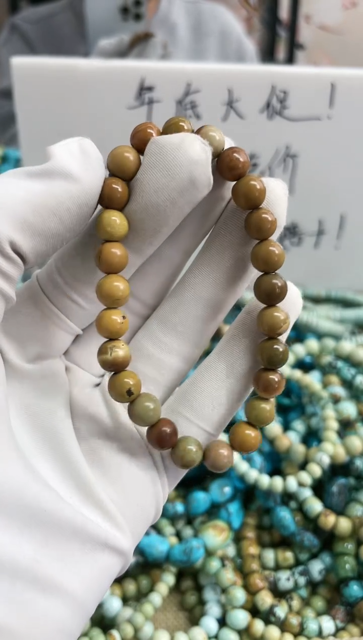 【闪购商品】绿松石珠宝奇石未镶嵌7mm+