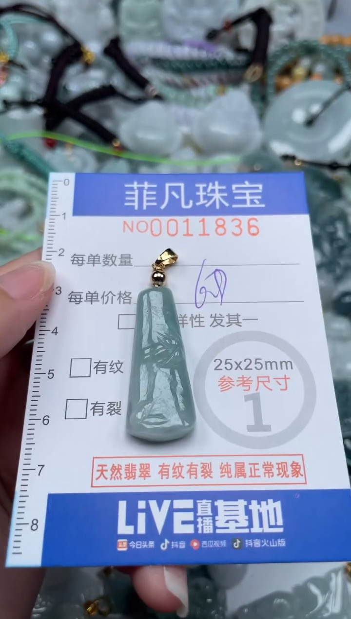 颈饰未镶嵌翡翠11836