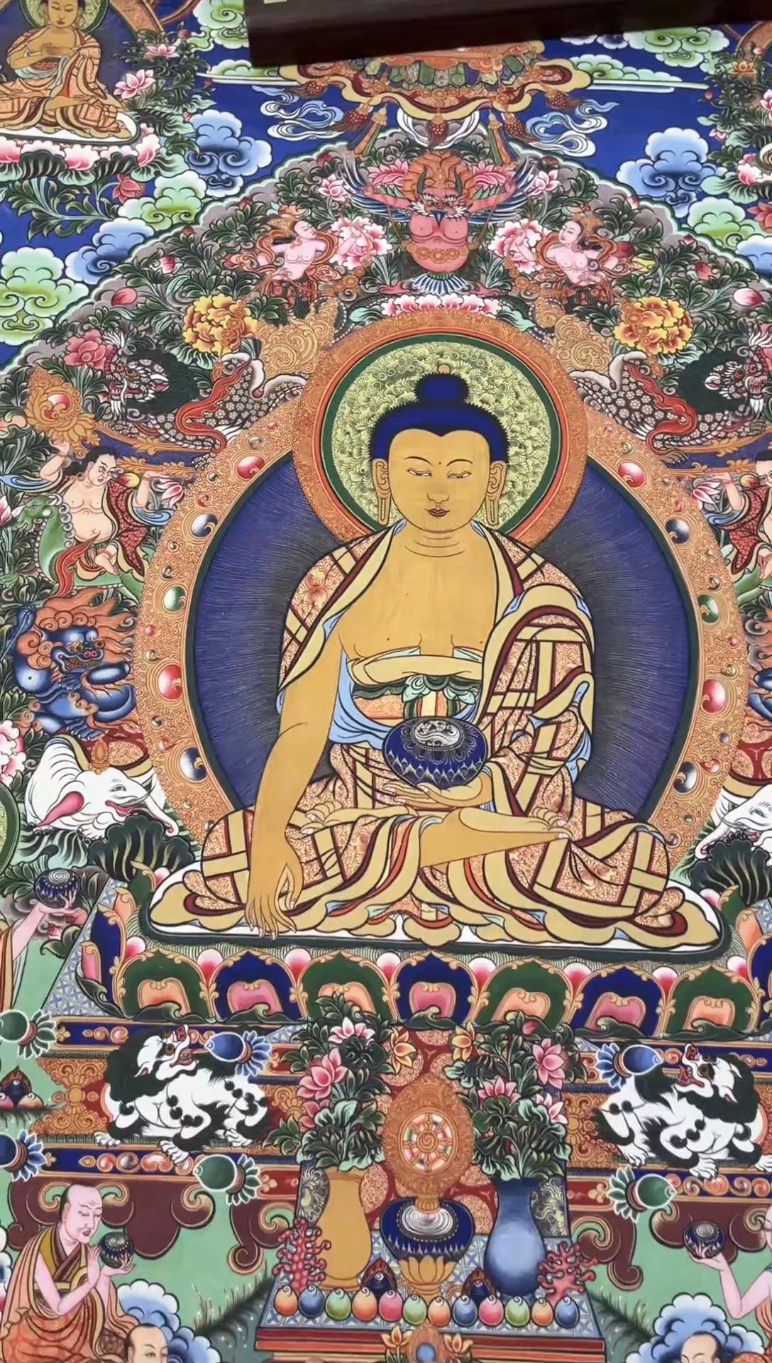 卷轴画老三的唐卡tk16