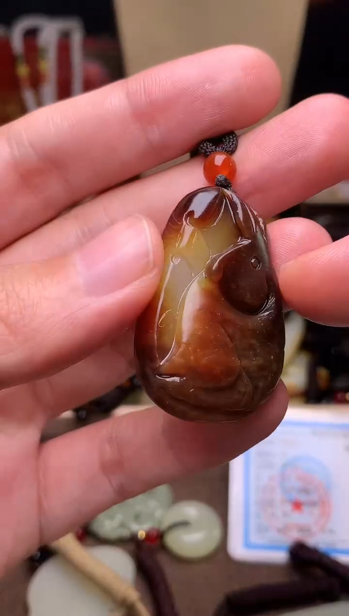 颈饰未镶嵌和田玉新疆料青海料清水和田玉吊坠