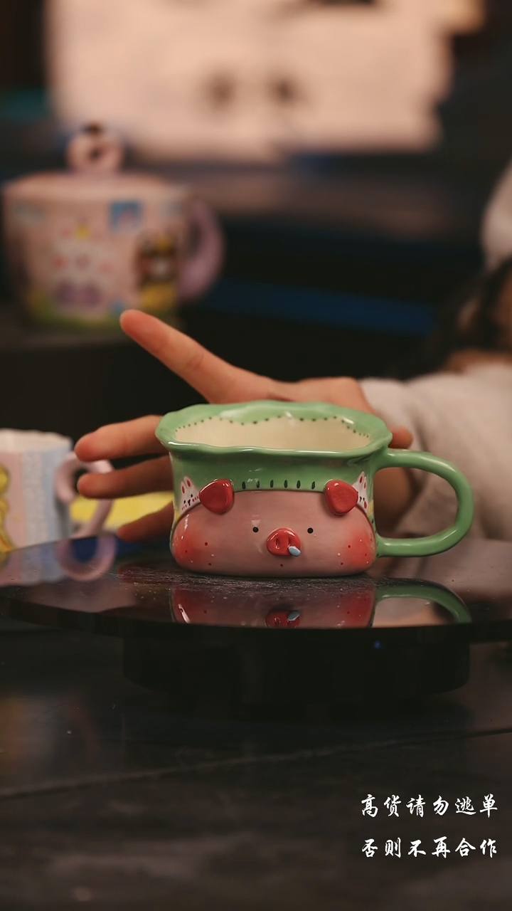 陶瓷景德镇可爱设计师款陶瓷 