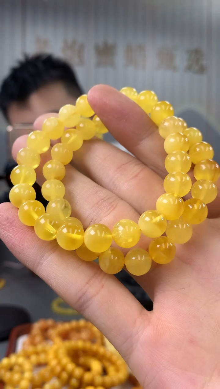 【闪购商品】琥珀裸石未镶嵌手串多样性发其一