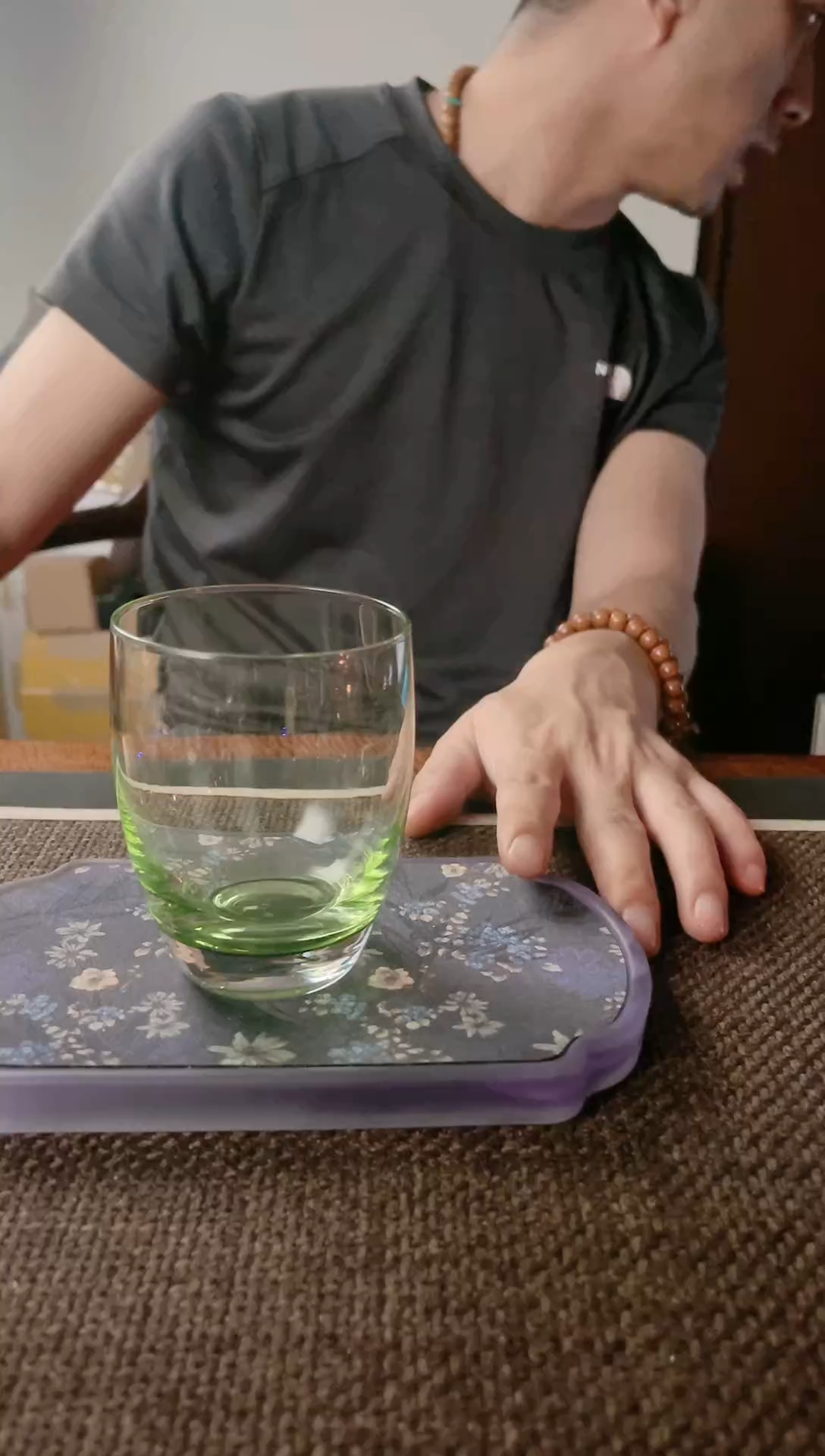 水晶酒具茶具福利款专用水培链接茶杯