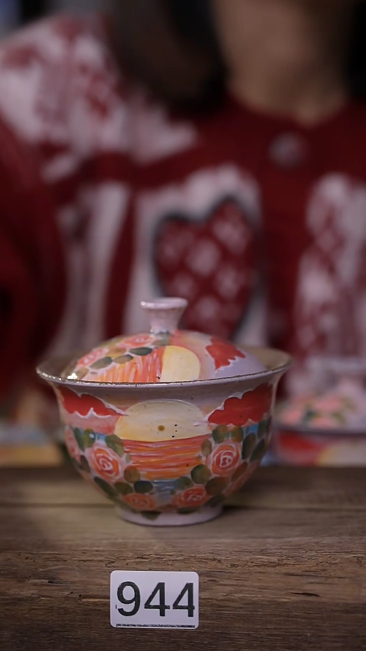 【闪购商品】瓷片油画风·彩绘·设计师石一款