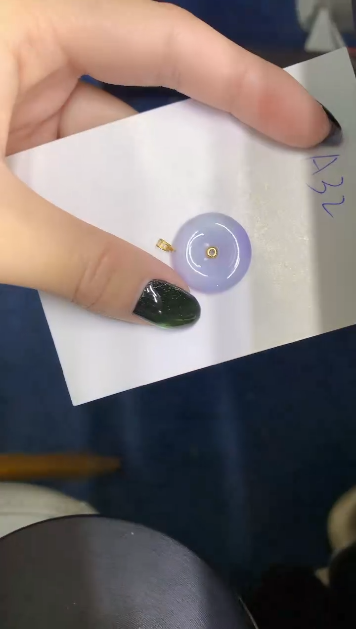 【闪购商品】翡翠颈饰18K金镶嵌0000000000