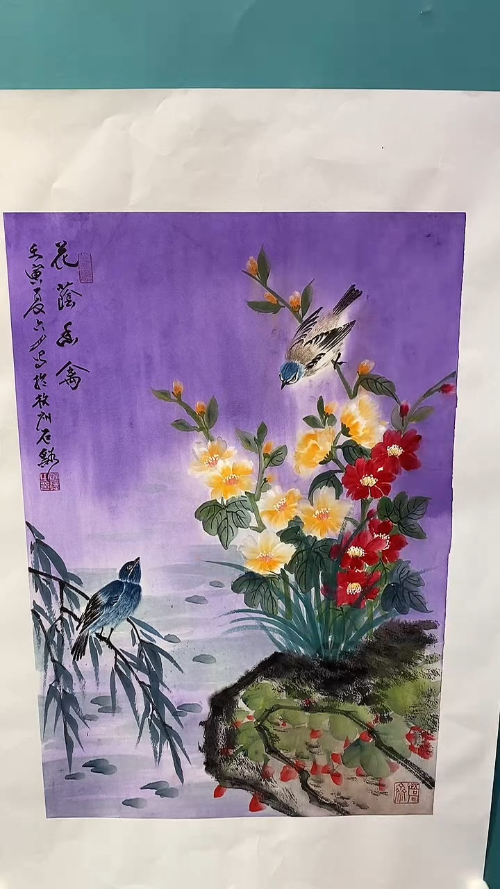 国画画都展厅明德老师国画作品7