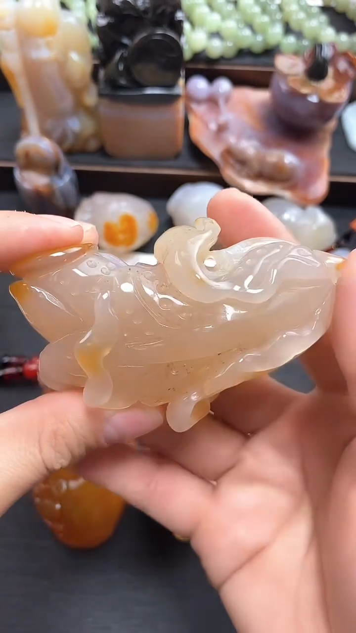 【闪购商品】玛瑙/玉髓白菜未镶嵌1