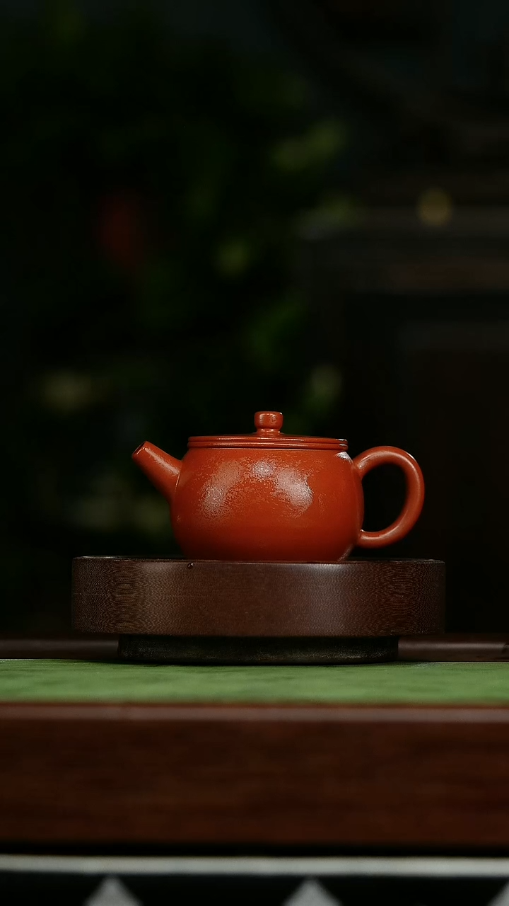 茶壶紫砂d33朱泥汉瓦1