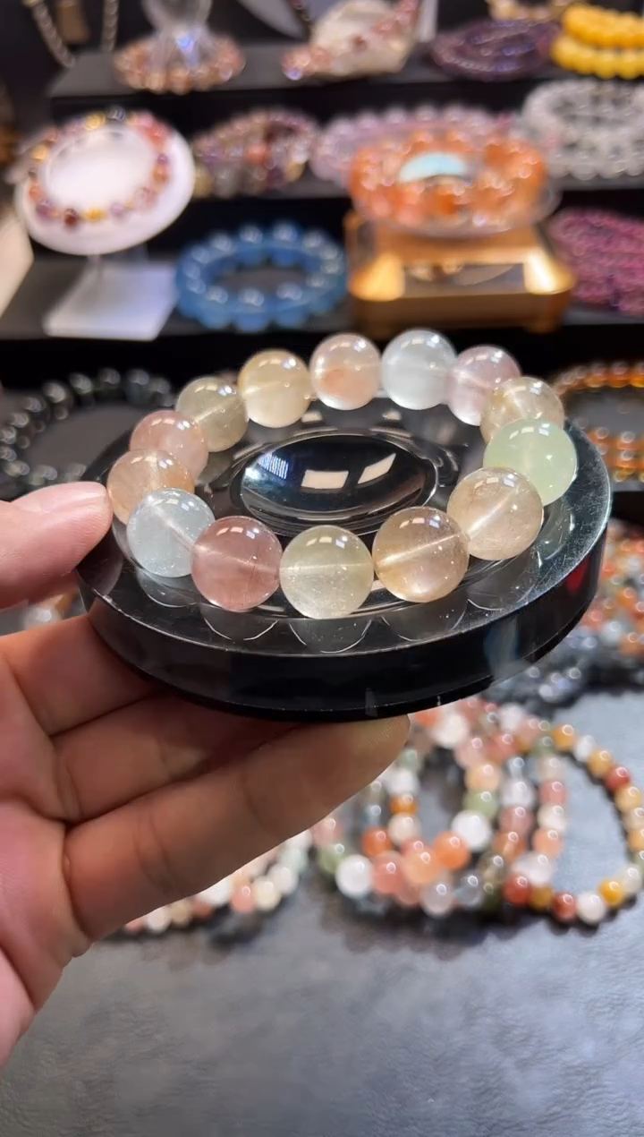 未镶嵌手链水晶饱***好76