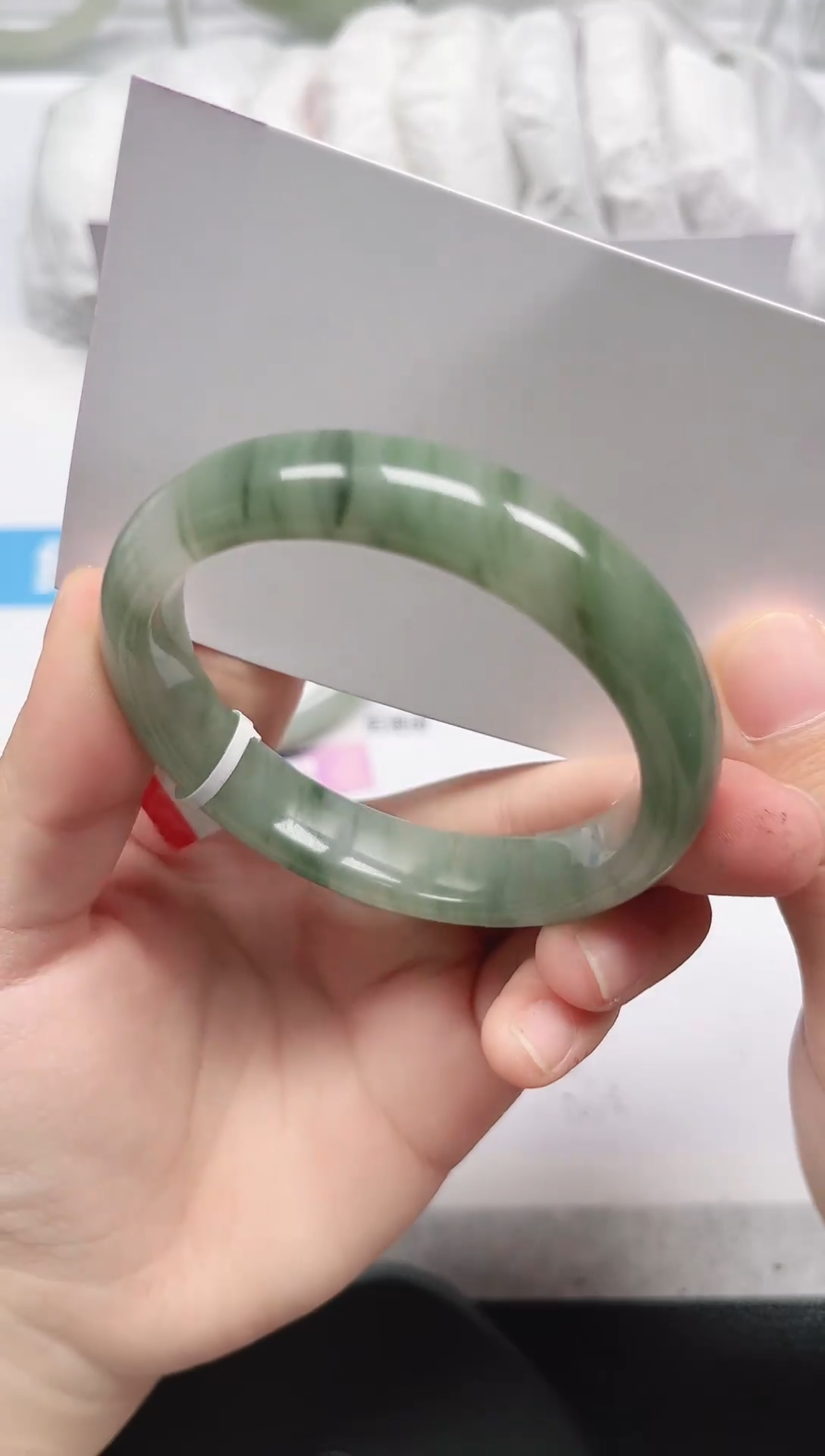 未镶嵌手镯石英岩玉104-54/55