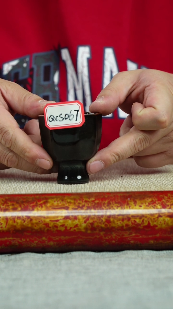 【闪购商品】紫砂茶杯QCS067 高脚杯 张武平制