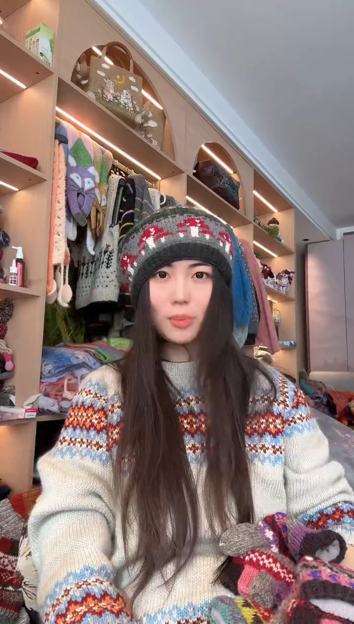 羊毛灰色贝雷帽  