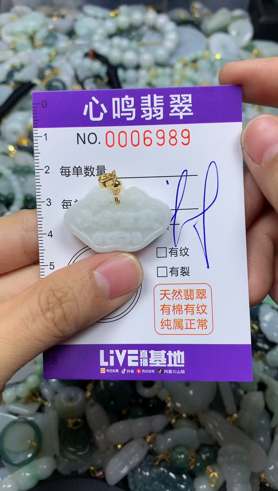 【闪购商品】翡翠颈饰未镶嵌闪购006989