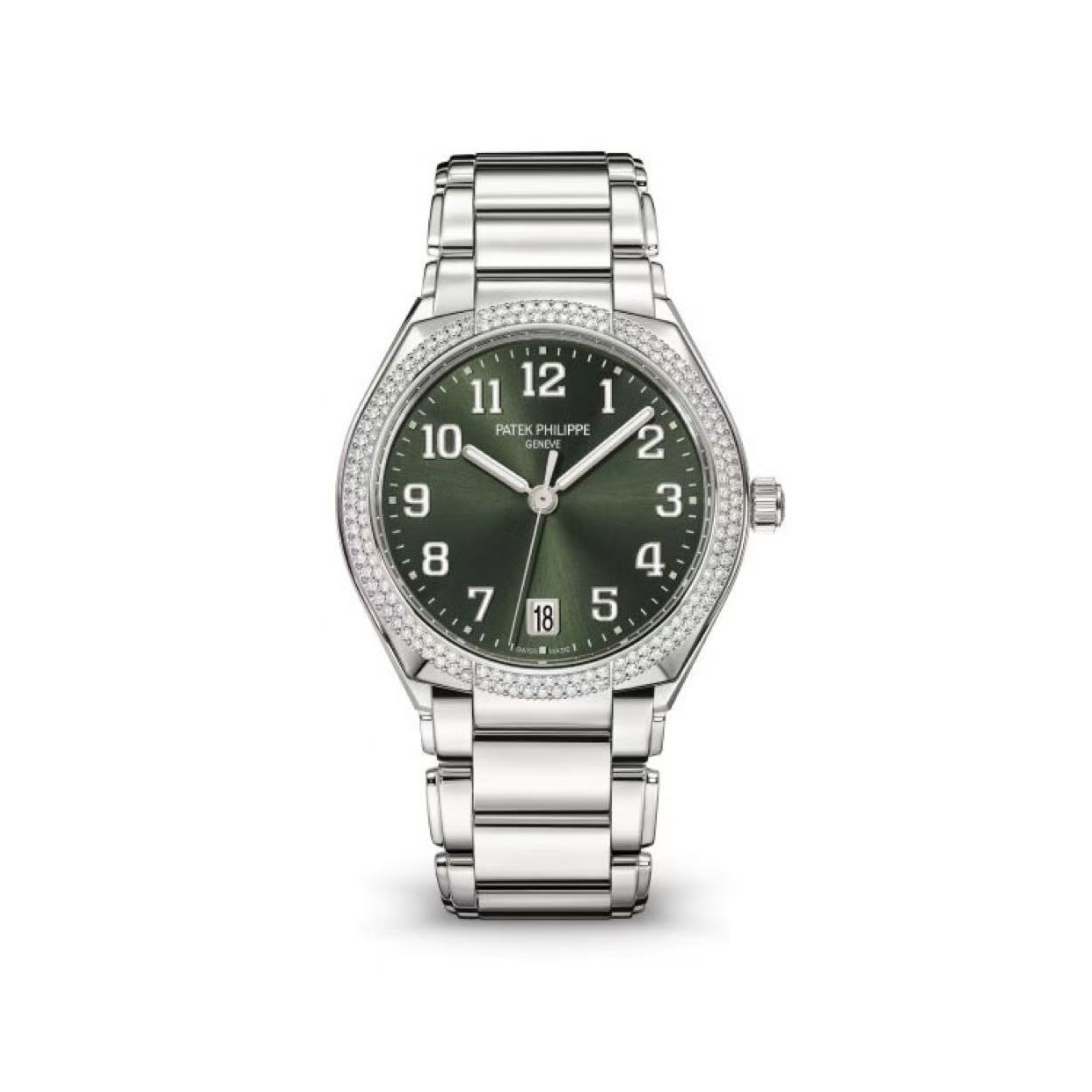 99新 Patek Philippe/百达翡丽 潮人/7300/36mm/原钻绿盘/21全套