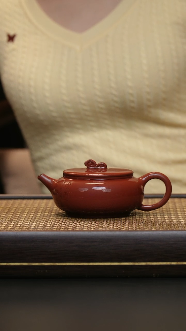 茶壶紫砂清水泥 祥云如意