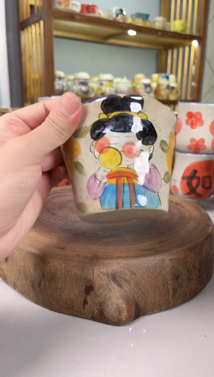 【闪购商品】瓷片景德镇手绘高温釉下彩