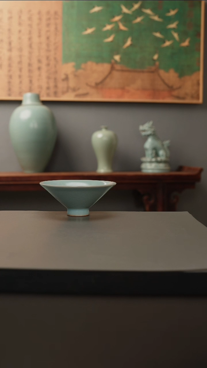 【闪购商品】杯仿古釉原矿 斗笠